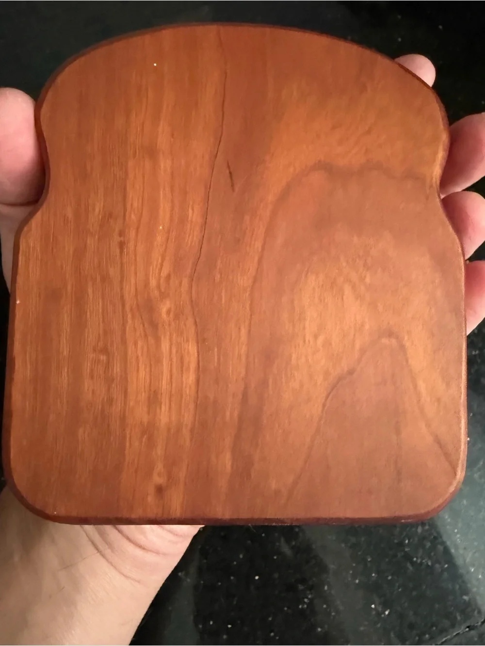 Wooden Slice of Bread Solid Mini Cutting Board